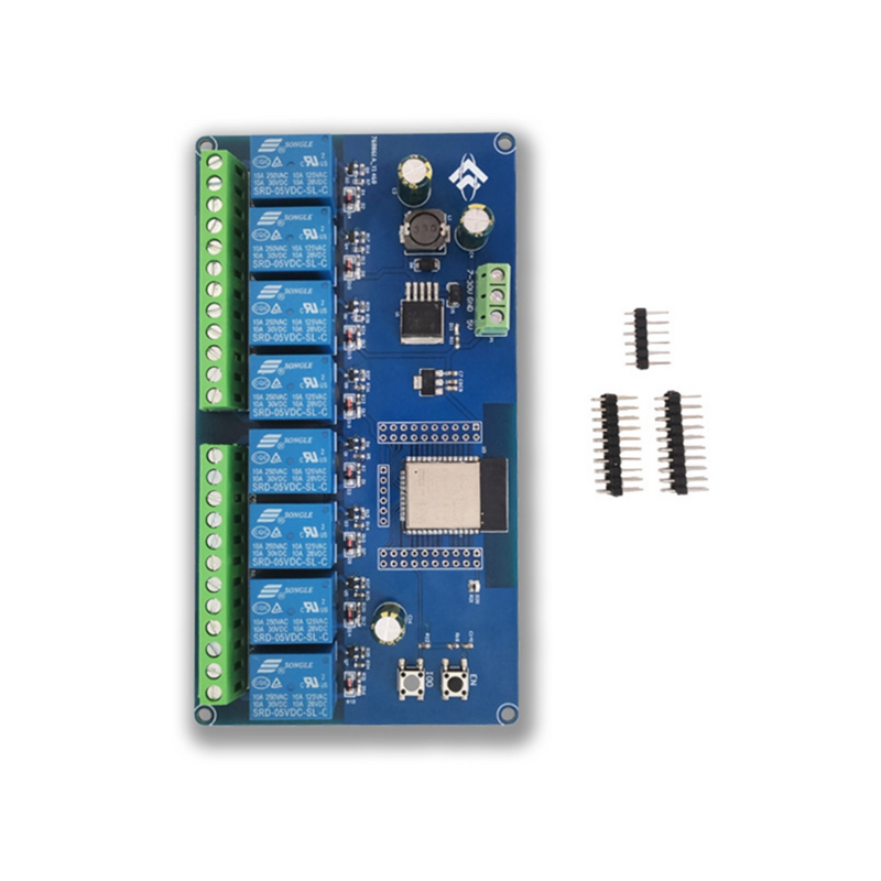 ESP32 WIFI Bluetooth BLE 8 cara modul Relay ESP32-WROOM papan pengembangan sekunder DC5-30V catu daya