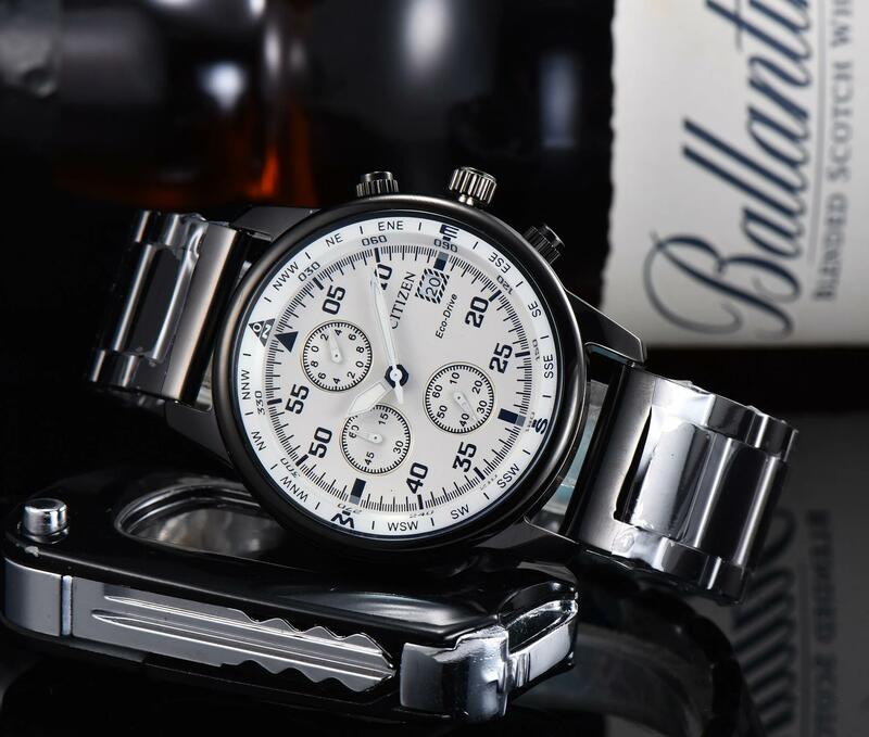 Luxus uhr für Männer Quarz Chronograph Sport wasserdichte Mann Uhren Militär mode Edelstahl Armbanduhr Uhr