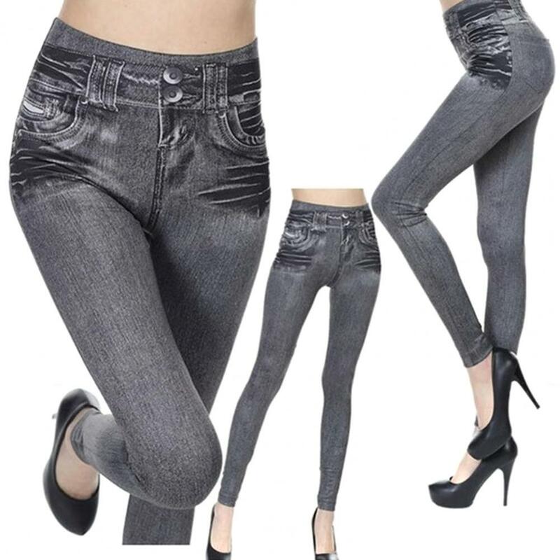 Moisture-wicking Skinny Fit Pants High Waisted Women Pants Seamless High Waist Butt-lifted Women's Pants Slim Fit for Lady