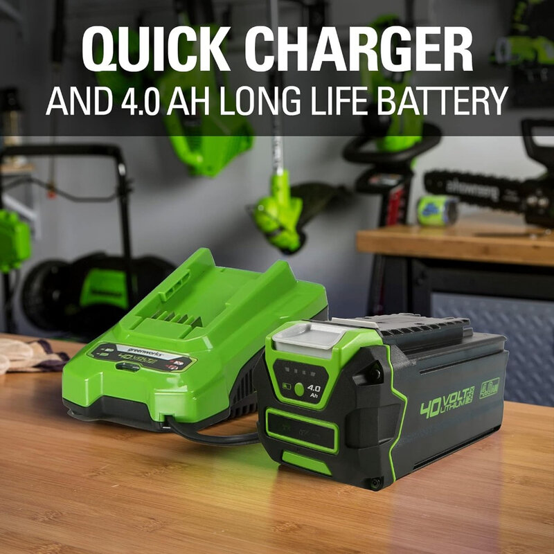 Rasenmäher Akku-Pinne/Grubber Batterie Trimmer für Gras versand kostenfrei Freis ch neider 4.0ah Batterie und Ladegerät enthalten