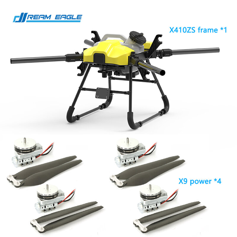 Dreameagle X410Z elektryczny dron rolniczy opryskiwacz Hobbywing X9 zestaw system zasilania zestaw do silnika oryginalny i autentyczny