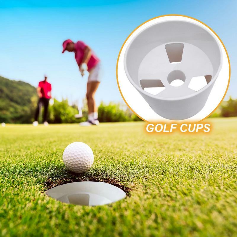 Yard Practice Putting Hole Cup, All-Direction Golf Putting Tools, copos do furo do quintal