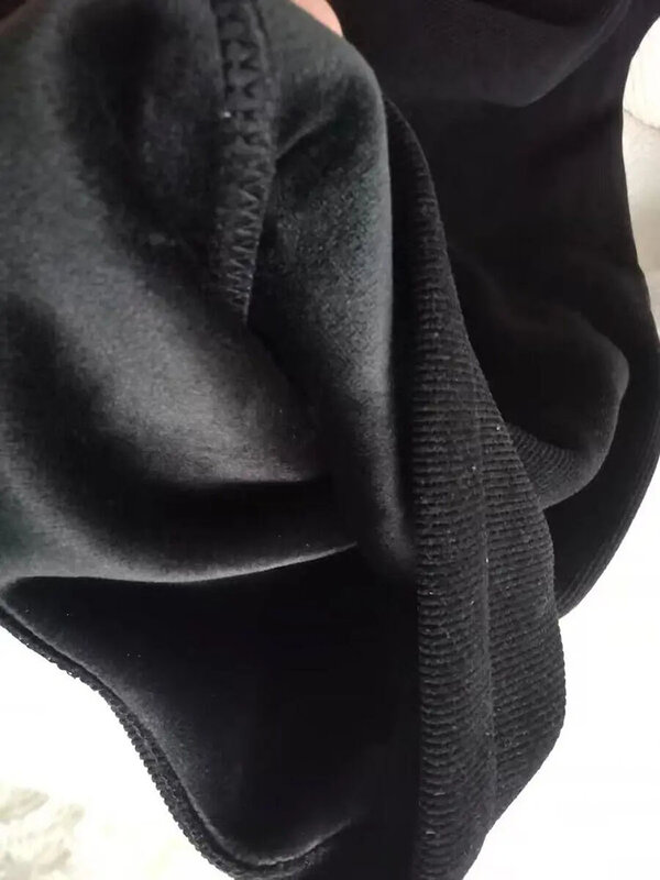 กางเกงวอร์ม4XL ขนาดใหญ่พิเศษเอวสูงสำหรับฤดูหนาวผ้ากำมะหยี่อุ่นลำลองกางเกงขาม้า MODE Korea