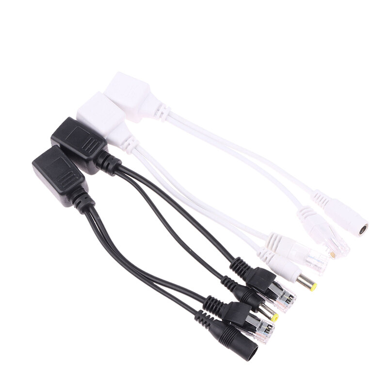 12-48V POE Cable Passive Power Over Ethernet Adapter Cable POE Splitter RJ45 Injector Power Supply Module Cable For Camera