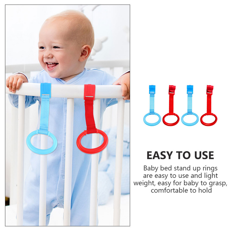 The Baby Crib Baby Bed Stand Up Hanging Toddler Toy Kids Walking Training Tools Suitable For 0-3 Years Old