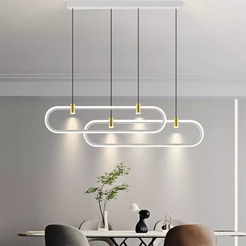 Nordic Home Decor Lustres para Sala de Jantar, Lustre Pendant Lights, Lâmpadas de suspensão, Luminária de teto, Iluminação interior