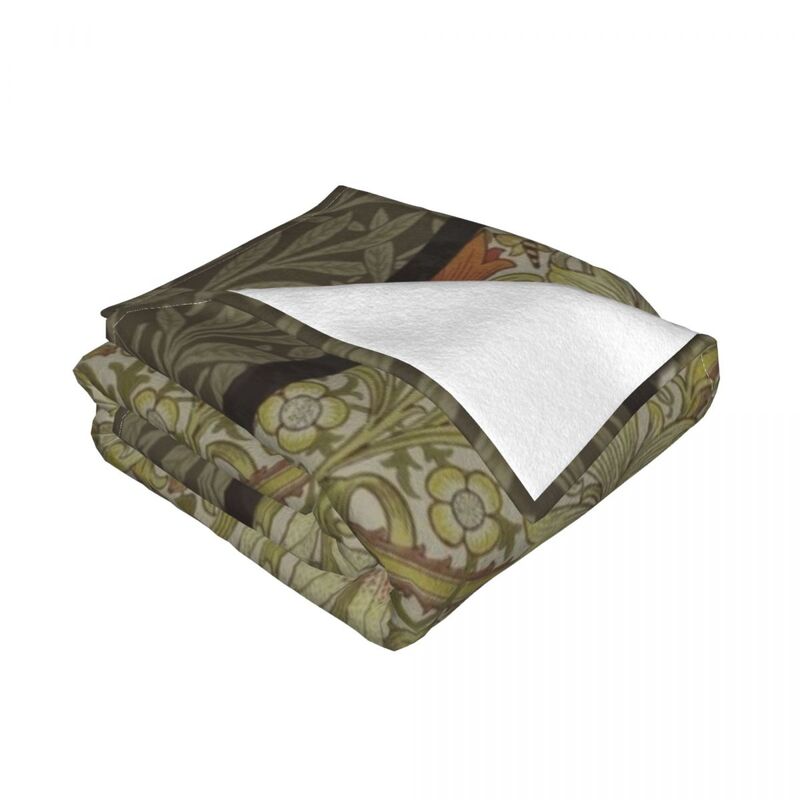 William Morris Lance Cobertor, design De Impressão De Arte Lily Willow, cobertor De Sofá De Pelúcia