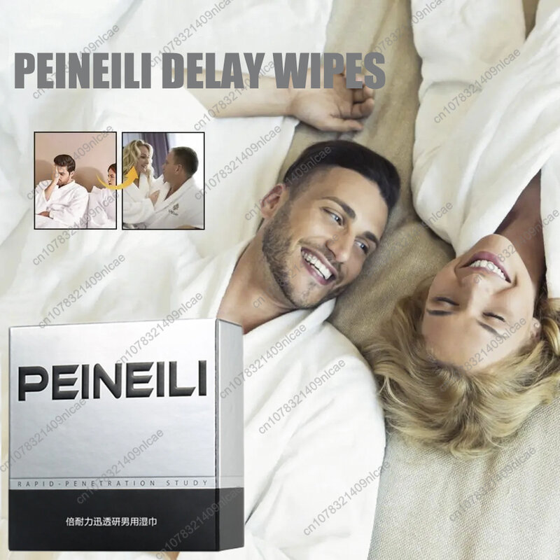 Peineili Water Tissue Power Wet Wipes Delay Original Peineili Wipes 12pcs per box