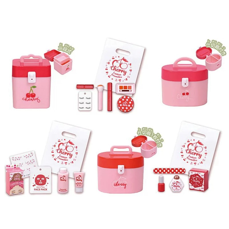 EPOCH Gashapon Capsule Toy Cherry Style Cosmetics Box custodia cosmetica scatola portaoggetti modello in miniatura ornamenti da tavola regali per bambini ragazze