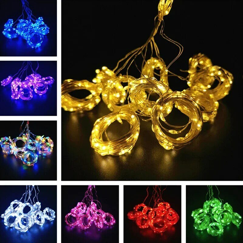 6M LED Garland Curtain Lights 8 Modes USB Remote Control  bedroom decoration Lights String Wedding Decorations Holiday Party Lam