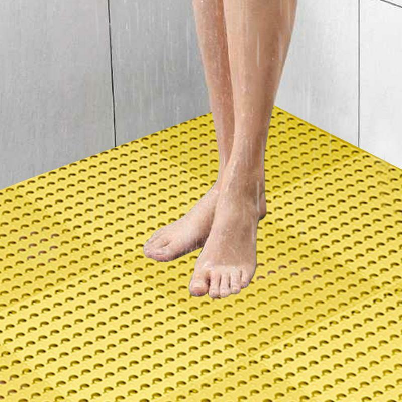 Tappetino per vasca da bagno impermeabile con giunture tappetino impermeabile per piastrelle durevoli con foro di scarico per cuscino da cucina per vasca da bagno con doccia per piscina