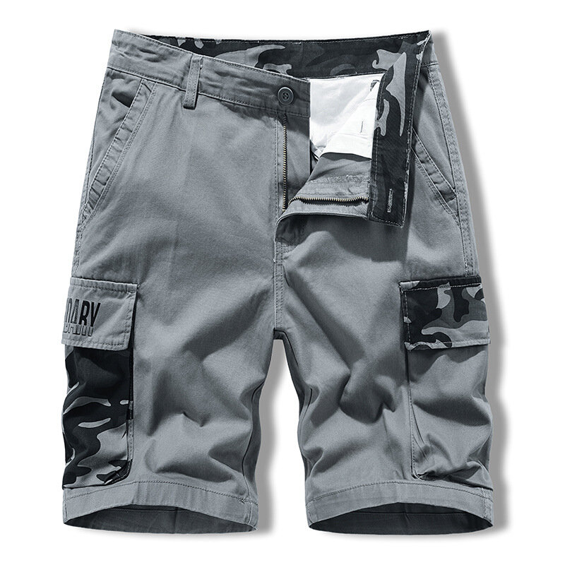 Men's Work Shorts Fashion Multiple Pockets for Camping and Outdoor Cargo Shorts