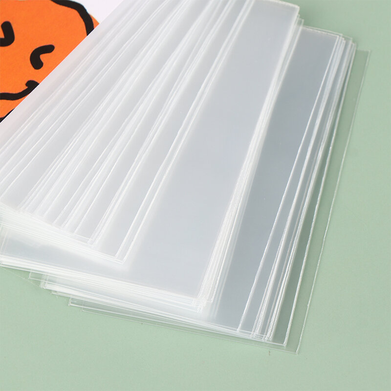 50pcs Kpop Card Sleeves 57.5x89mm 3inch 6inch Transparent Holder For Postcards Films Photocard Game Cards Protector