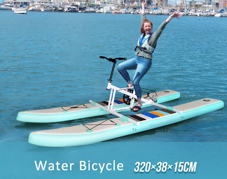 Amusement inflável Water Bike, bicicleta Pedal Boat, fabricante para venda