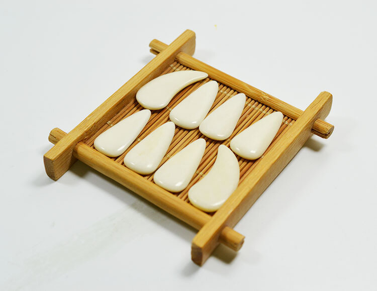 Tự Nhiên Bò Xương Giả Móng Tay Cho Guzheng Đàn Tam Thập Lục Guqin Bảo Vệ Ngón Tay Người Lớn Trẻ Em Biểu Diễn Chuyên Nghiệp Phụ Kiện