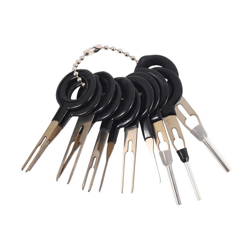 11 pz/set strumenti di rimozione del terminale cavo elettrico per auto cablaggio connettore a crimpare Kit estrattore Pin riparazione auto Set di utensili manuali spina