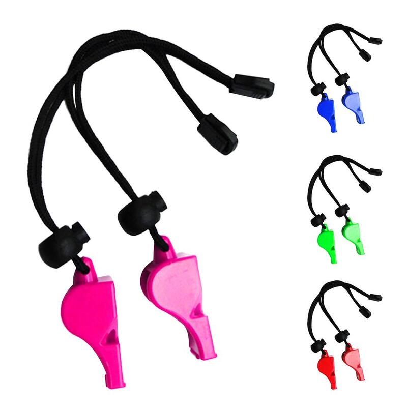 2 Pieces Whistles with Wrist Strap for Scuba Diving Kayaking Water Sports Outdoor Camping Hiking