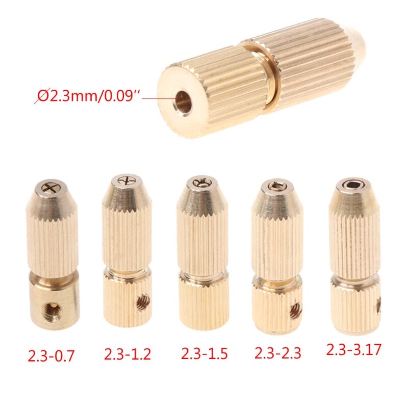67JE 1 Pc 2.3mm 3.17mm Micro Drill Clamp Fixture Chuck 0.7-3.2mm Electric Motor Shaft