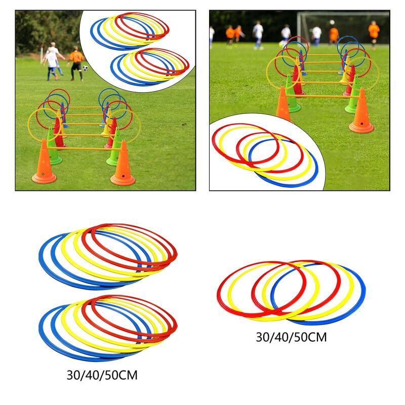 Agility Training Rings Workout Equipment Practical Agility Footwork Training Jumping Hoops Outdoor for Athlete Adults Rugby