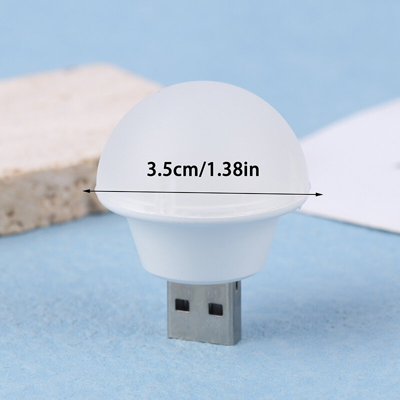 Lampka nocna USB Mini wtyczka lampka nocna z USB LED moc lampy ładowanie USB lampki do czytania małych okrągłych lampek do czytania