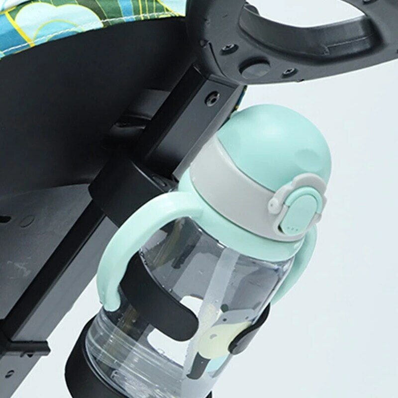 Uniwersalny uchwyt na kubek do wózka dziecięcego 360° obrotowy stojak na butelki napojami dla dzieci DropShipping