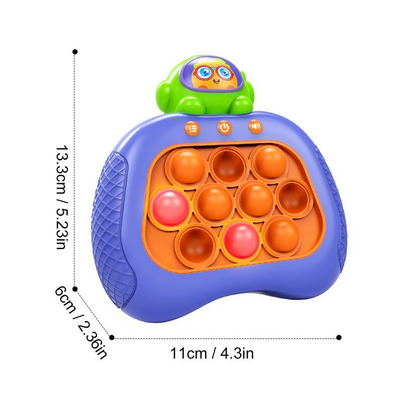 Fast Speed Pushing Game Sensory Puzzle Handheld Popping Games Early Development High-Sensitivity With 4 Modes For Outdoor Travel