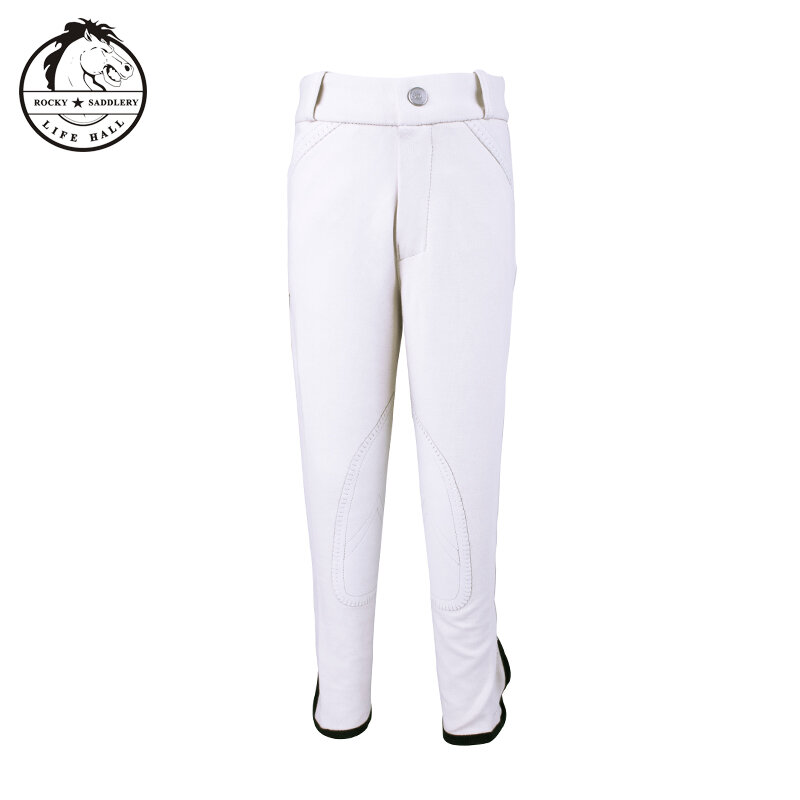 BlackKnee patch-Pantalones ecuestres de microfibra, medias para montar a caballo, ropa ecuestre, color beige