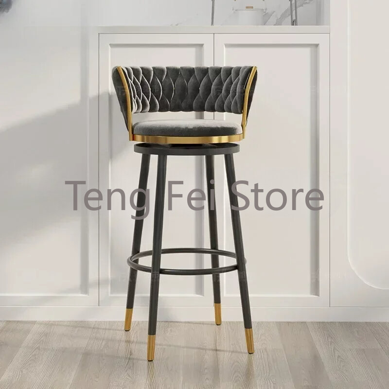 Cecha Nowoczesne krzesła barowe Nordic Stołek do salonu Luksusowe krzesła barowe na zewnątrz Projekt kuchni Wysokie meble Barkrukken SR50BC
