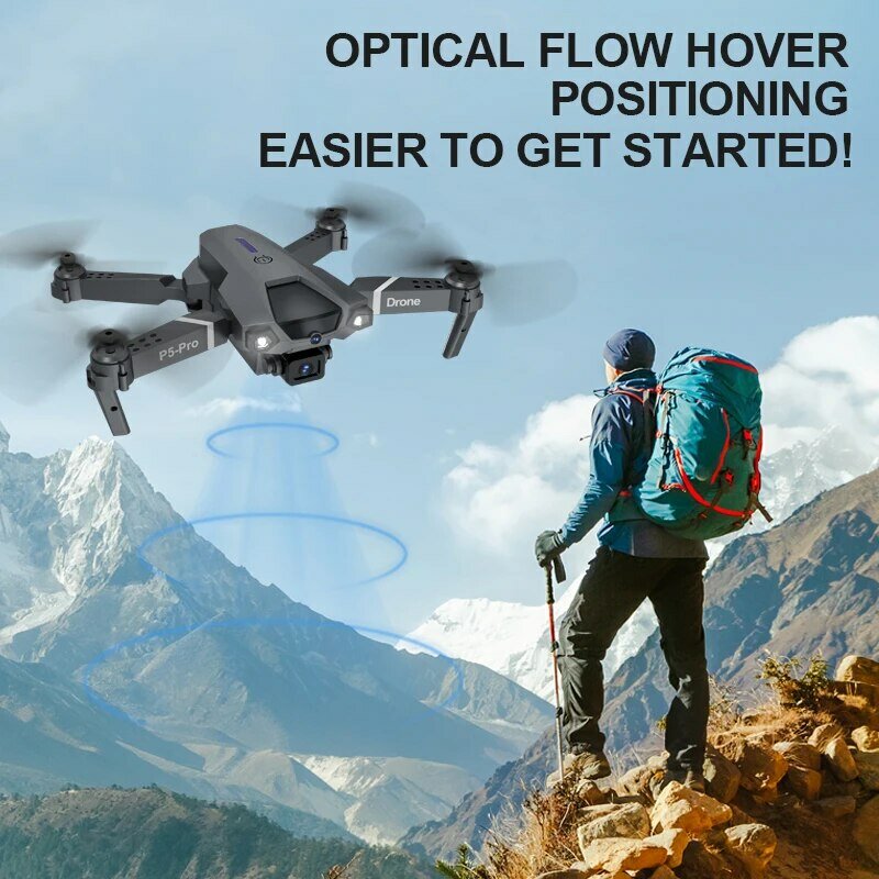 P5 Unmanned Aerial Vehicle Optical Flow Dual Camera Four Axis AircraftThree Sided Obstacle Avoidance Remote Control Aircraft
