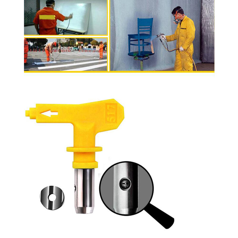 Airless pulverização ponta bocal, pulverizador de tinta, acabamento fino selo bocal, ponta para aerógrafo, casa jardim ferramenta, 209-655