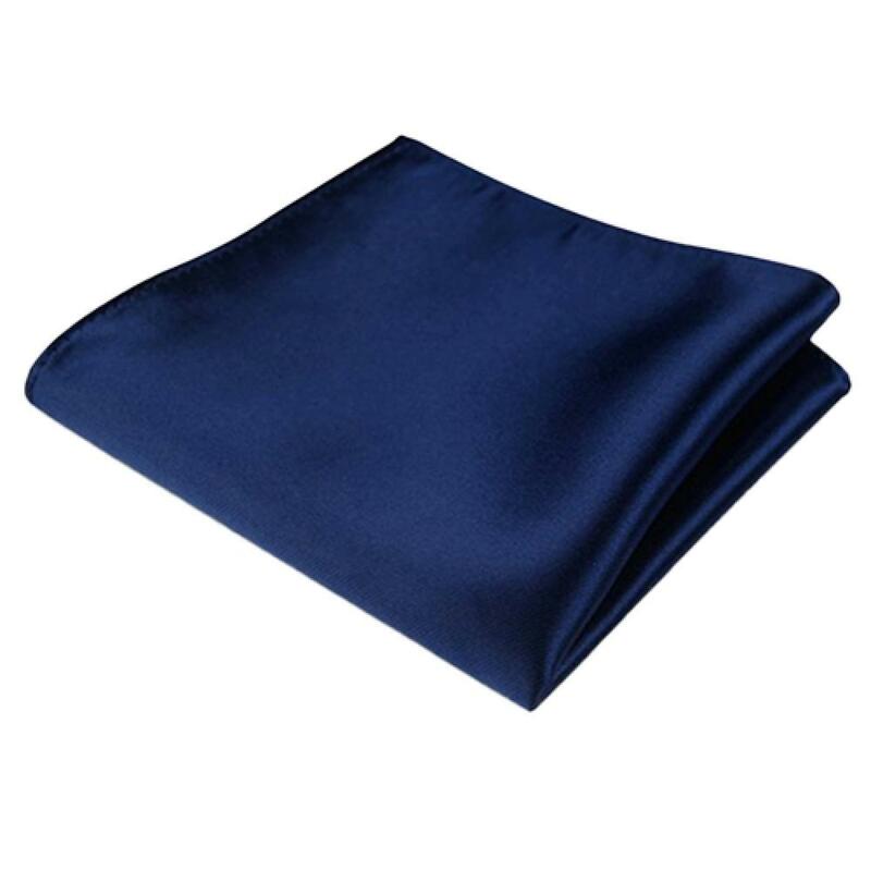 Silk Pocket Square Handkerchiefs Solid Color Vintage Hankies Men's Pocket Square Handkerchiefs Formal Suit Decor Pocket Square