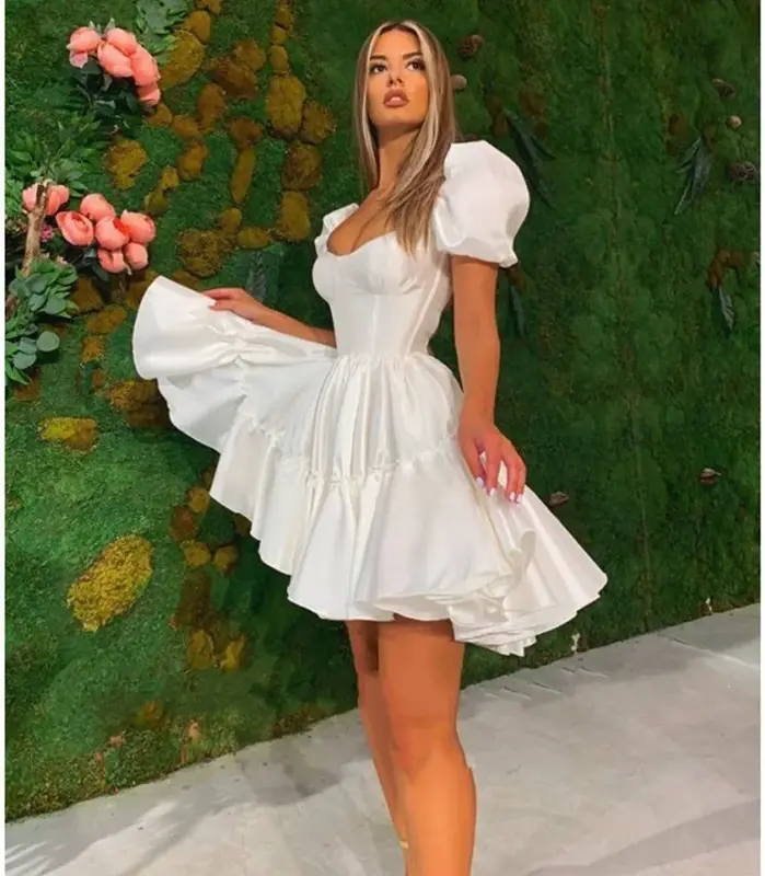 Vestido halter italiano con tirantes finos y cuello redondo corto, vestido de noche personalizado, vestido sexy de princesa glamorosa, fiesta formal de cóctel