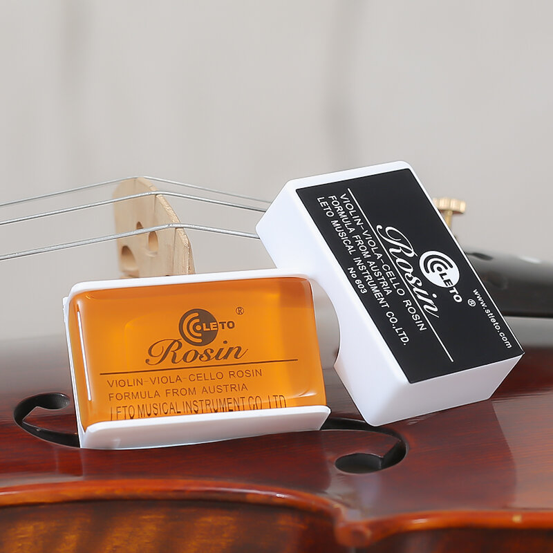 3 buah Leto 603 Rosin untuk biola Violin Cello dan instrumen senar bengkok lainnya aksesoris biola