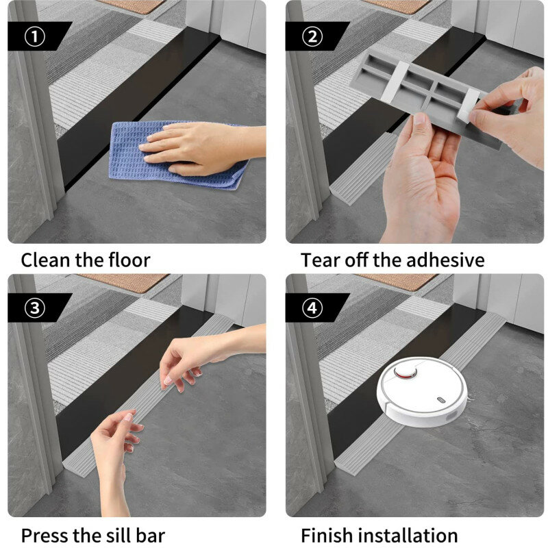 Per ILIFE Xiaomi Roborock iRobot Roomba Robot aspirapolvere davanzale Bar Step rampa tappetino da arrampicata accessori di ricambio