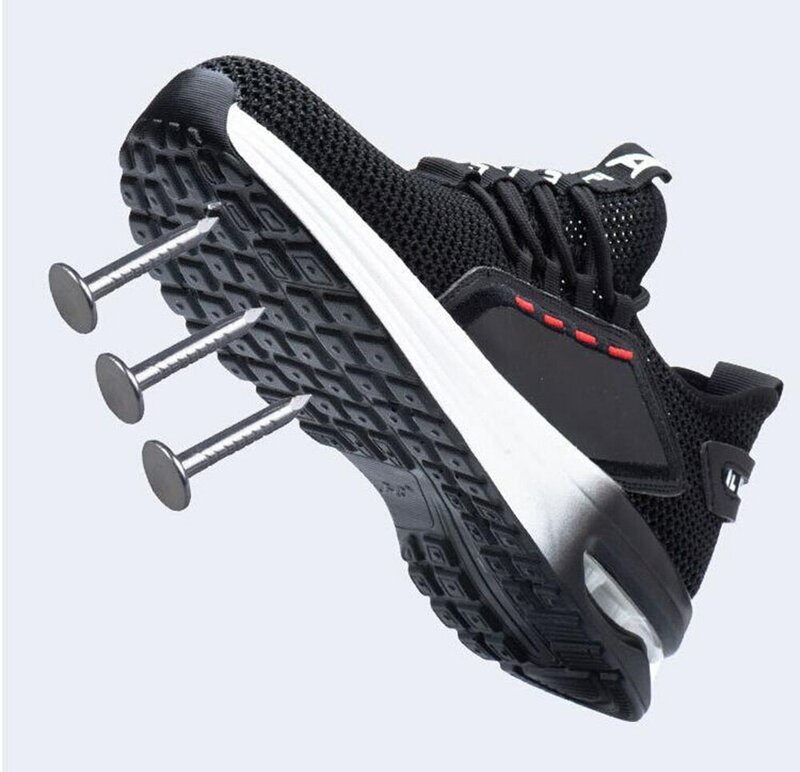안전 신발 작업 신발 강철 신발 발가락 MEN의 스트라이크 테스트 파괴 할 수없는 작업 부츠는 무게가 안전하고 가볍습니다.