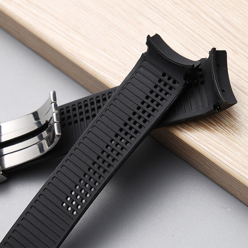 Braccialetto dell'orologio per TAG HEUER CARRERA catena dell'orologio 20 22 24mm TPU cinturino dell'orologio in Silicone accessori per orologi catena del cinturino dell'orologio in gomma