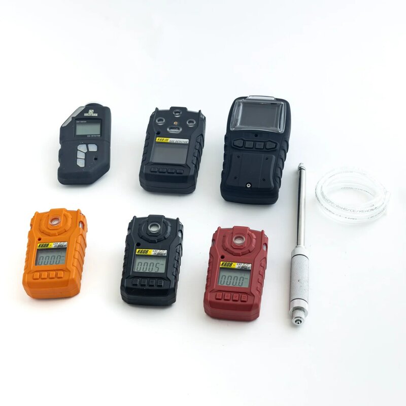 UpgradeK60-IV Portable O2,LEL,H2S, CO2 multi-gas detector