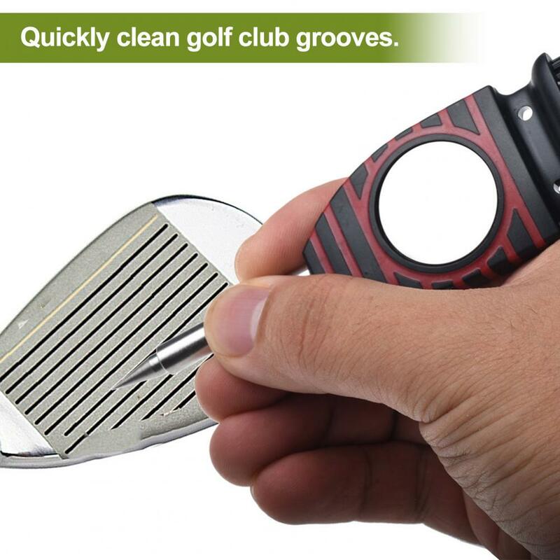Golf Club 2 Lados Kit De Escova De Limpeza, Putter Wedge Ball Cleaner Kit, Golf Club Acessórios