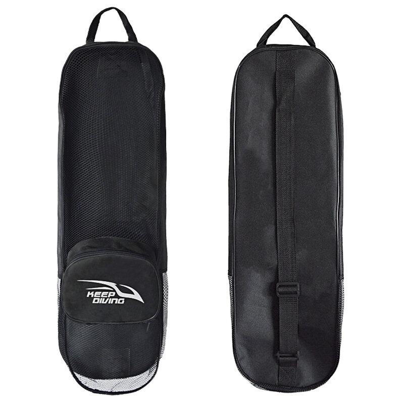 Portable Diving Bag With Pocket Adjustable Waterproof Two-way Zipper Storage Bag Backpack
