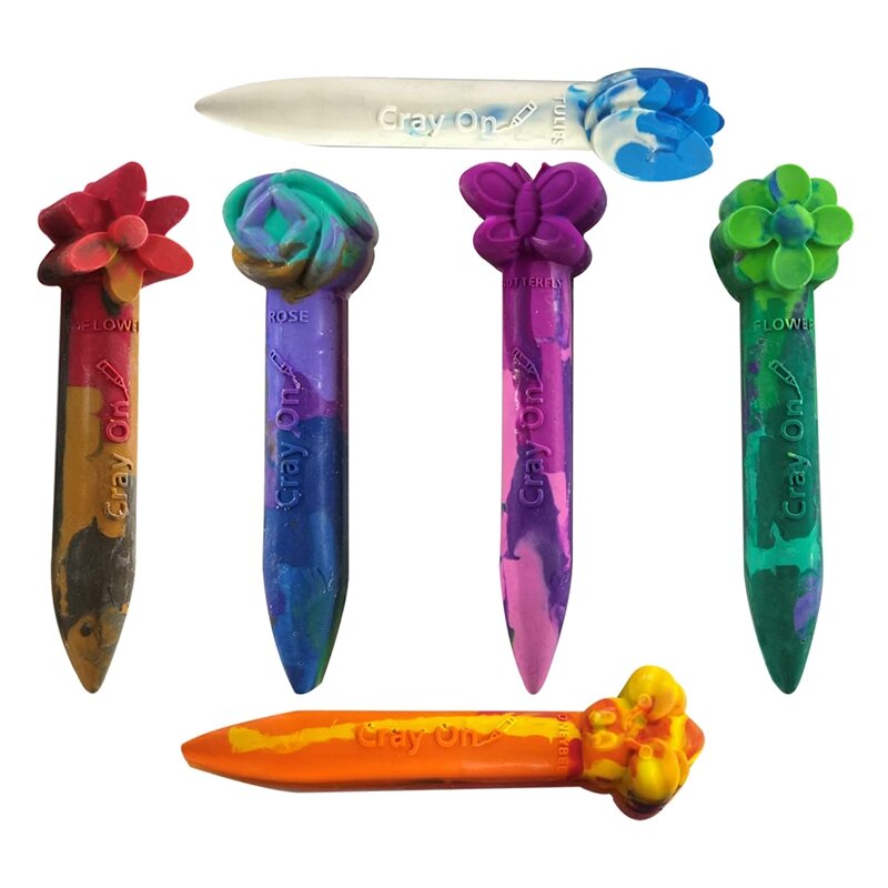 New-Crayon Bungalow Moules, Floral 3D Crayon Silicone, Four Safe, Pur Silicone, Durable et Réutilisable