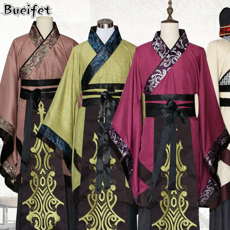 Ancient Chinese Hanfu Men Halloween Cosplay Costume Tang Dynasty Minister Costumes Adult Traditional Carnival Hanfu Dress