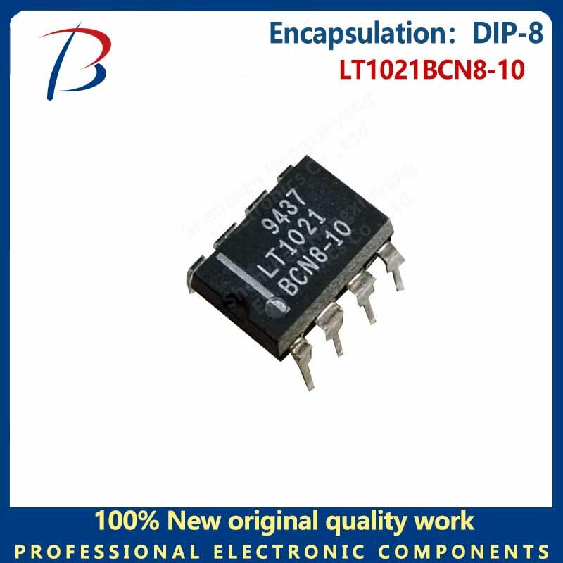 Precisão Voltage Reference Chip, LT1021BCN8-10 Pacote DIP-8, 5Pcs