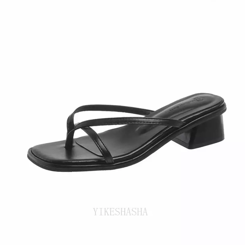 Chanclas de verano para mujer, Sandalias cómodas con Clip en el dedo del pie, zapatos de playa de Roma, sandalias de lujo, diseñadores