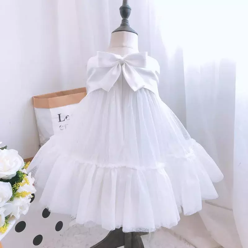 Children's Elegant Dress Lace Kid Dress For Girl 2022 Birthday Christmas Baby Clothes Girl Baby Tulle Dress Pink Gown