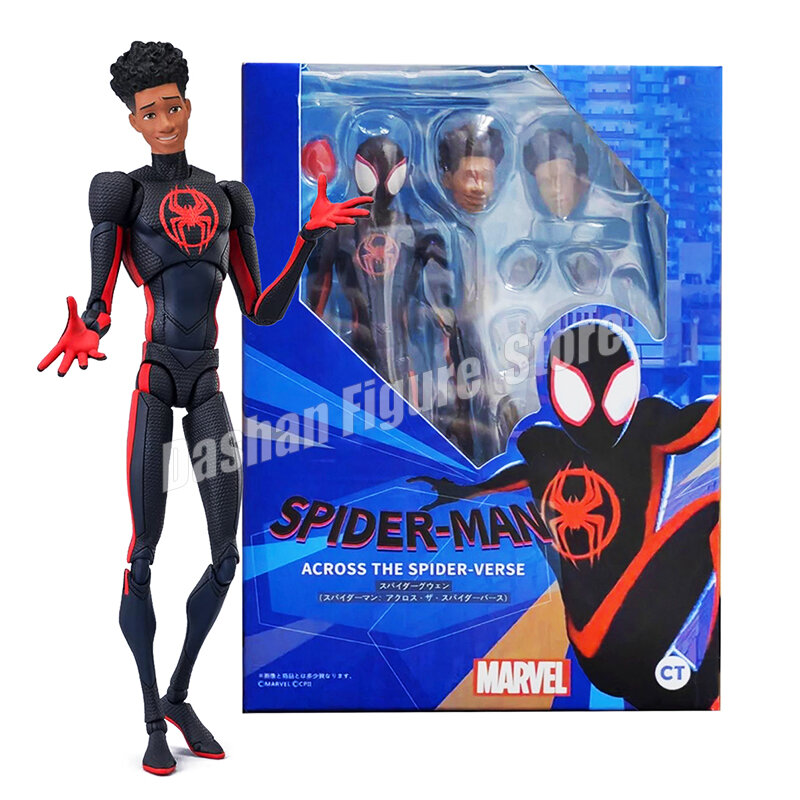 Figuras de acción SHF Miles Morales Gwen Stacy, Spiderman Across the Spider-Verse, modelos de PVC, Juguetes