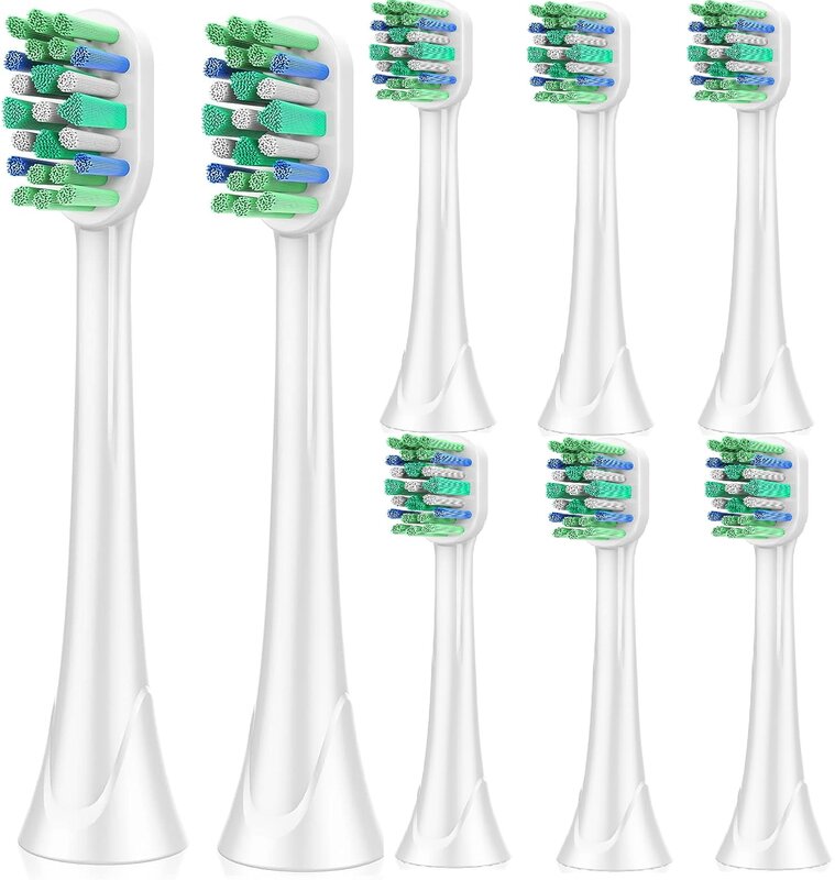 4/8/12/16/20PCS Soft Replacement Electric Brush Head Compatible with Phillips Sonicare Plaque Control Snap-on
