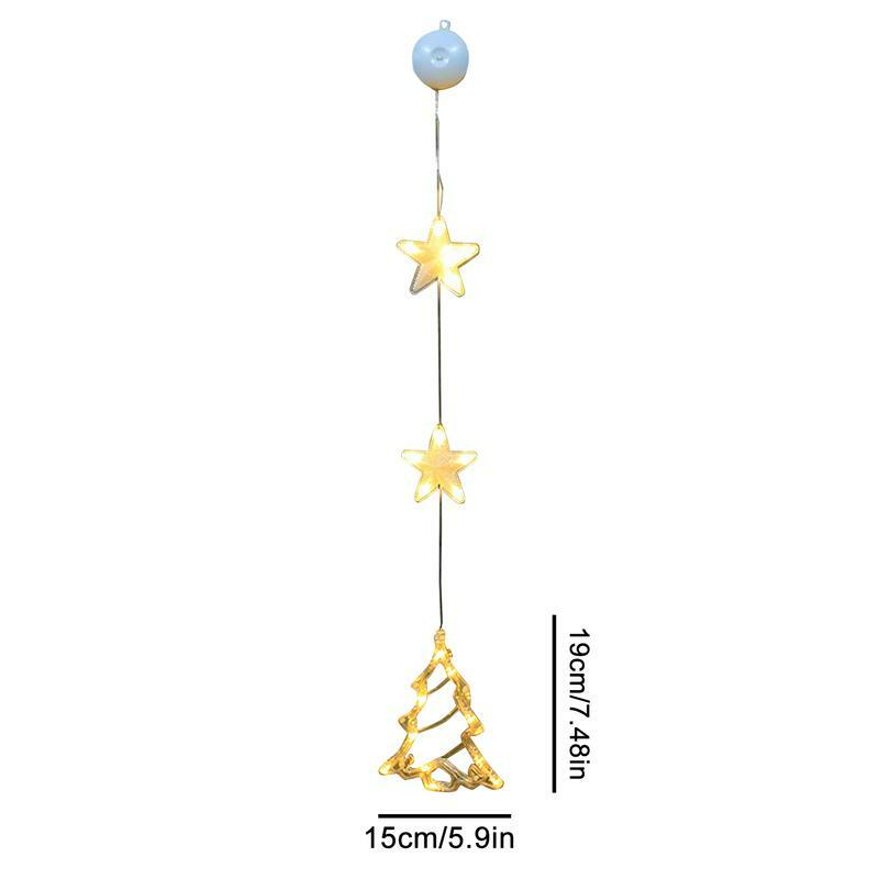 Gwiazda betlejemska światła okienne doprowadziły do uruchomienia świateł bożonarodzeniowych zasilanie bateryjne dekoracji bożonarodzeniowe okienne dla bożonarodzeniowe okienne