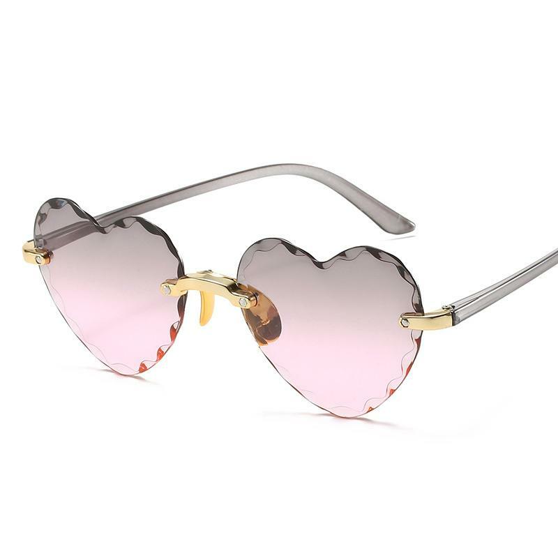 1~10PCS Functional Frameless Stylish Gradient Sun Glasses With Uv Protection Sports Sunglasses Must-have Durable Women