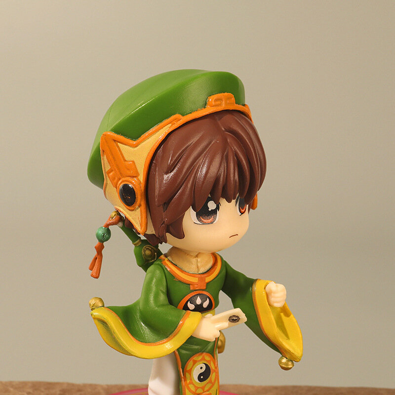 New Cardcaptor Sakura Anime Figure kawaii PVC Action Figure Holding green leaves Collection Model Doll