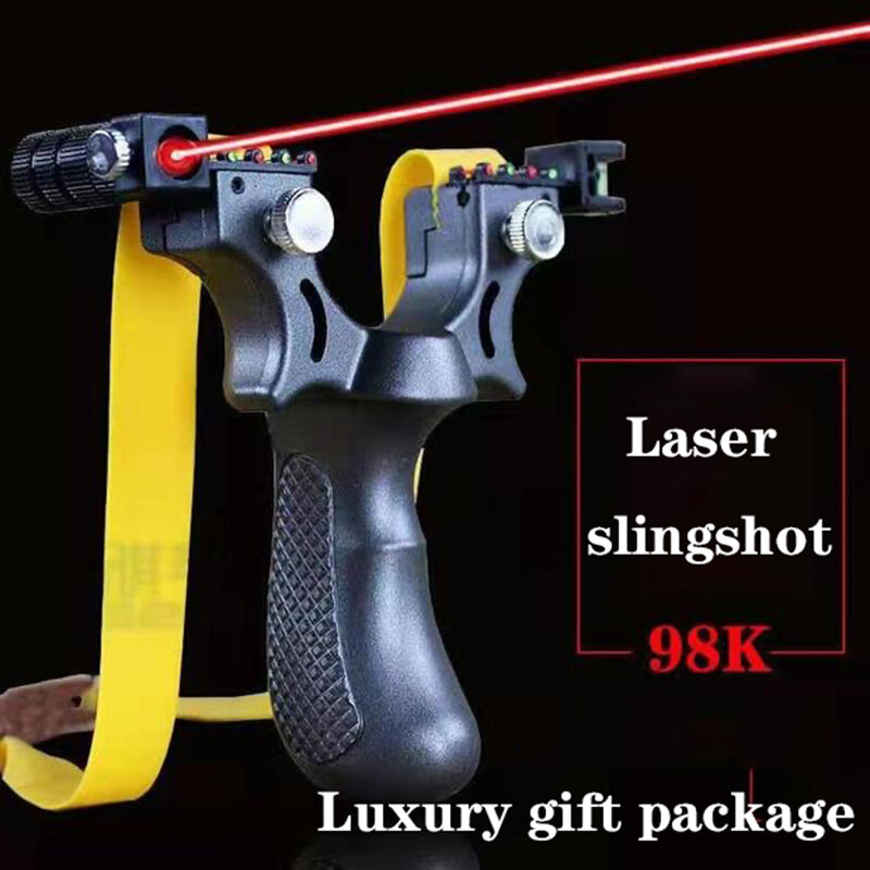 Outdoor Laser infravermelho Sling Tiro, Tiro Slingshot, Enviar Muzzles, 98K